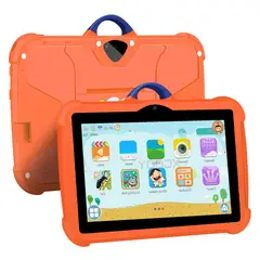BLWOENS - Tablet para Niños 7 Pulg Nodizz con Control Parental 16GB- - Naranja.