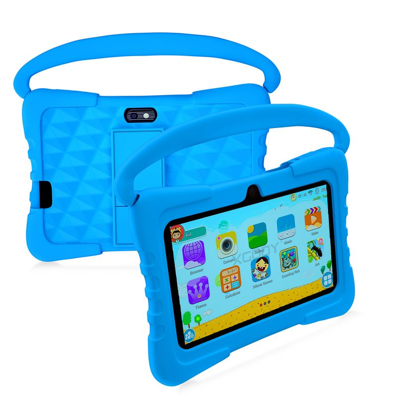 BLWOENS - Tablet para Niños 7 Pulg Nodizz con Control Parental 16GB- - Azul.
