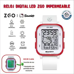 GENERICO - Reloj Digital de Mujer ZGO Impermeable Dieño Personajes