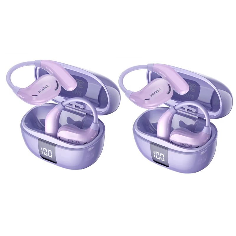 LENOVO - Set 2 Audífonos Lenovo XT66 Pro Tws Bluetooth 5.4 -Morado