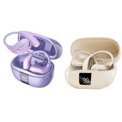 LENOVO - Set 2 Audífonos XT66 Pro Tws Bluetooth 5.4 -Morado y Blanco