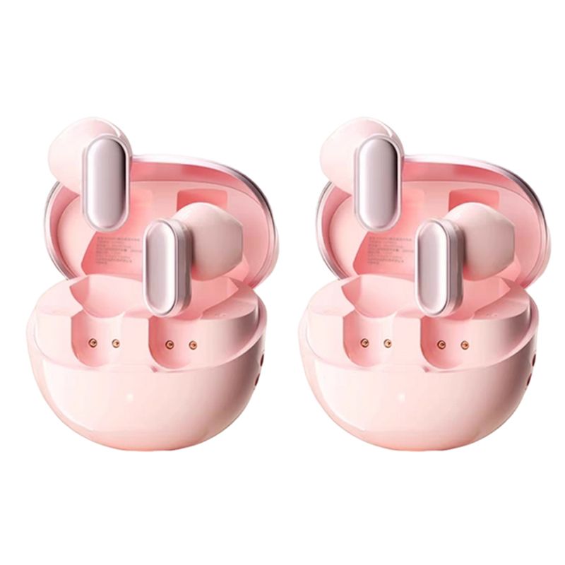LENOVO - Set 2 Audífonos Lenovo LP19 PRO TWS Bluetooth 5.4 Rosa