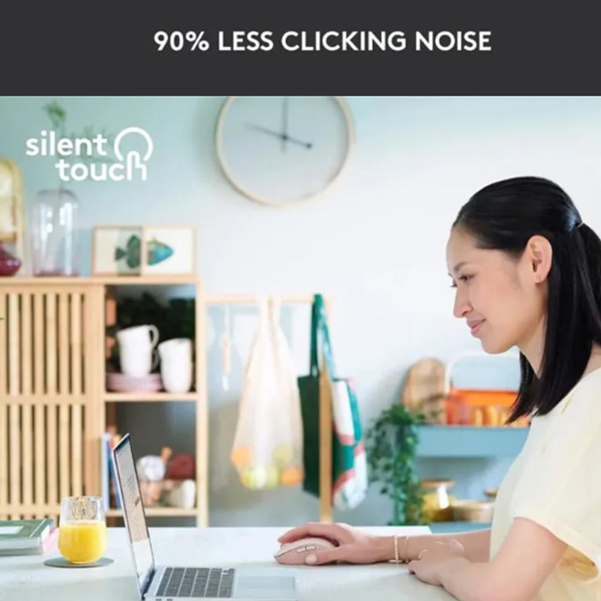 LOGITECH - Mouse Gamer Inalambrico Logitech M650 Vertical - Negro y Estuche