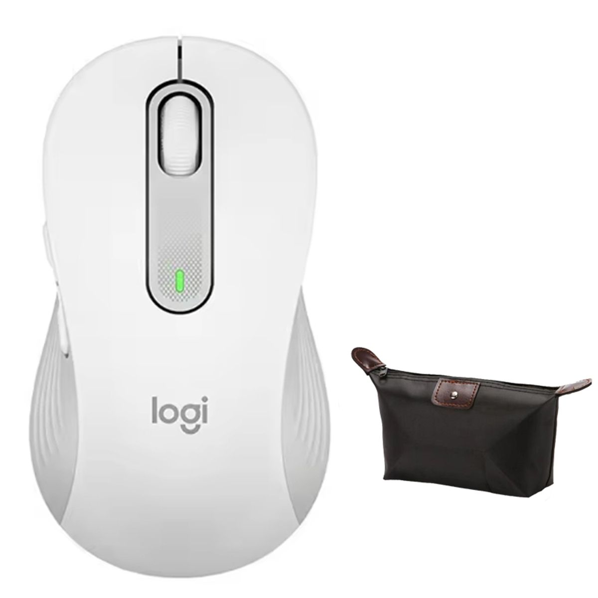 LOGITECH - Mouse Gamer Inalambrico Logitech M650 Vertical - Blanco y Estuche