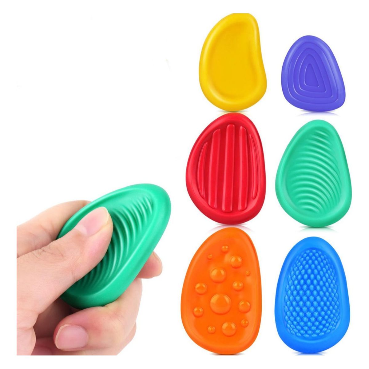 GENERICO - Juguetes Antiestrés Con Piedras Sensoriales  Niños