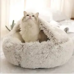 GENERICO - Cama Iglu Cueva para Mascota Talla M 50 cm