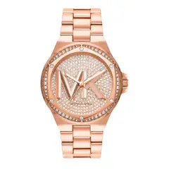 MICHAEL KORS - Reloj Lennox MK7230 Rose Gold Acero Inoxidable Para Mujer