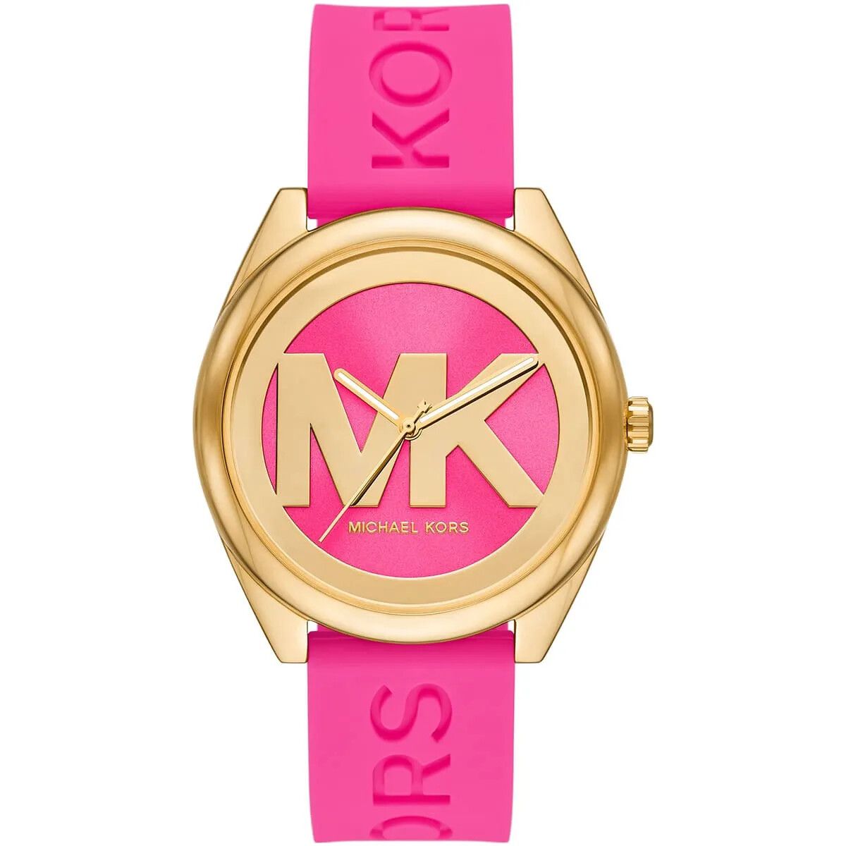 MICHAEL KORS - Reloj Michael Kors Janelle MK7349 Rosado Acero Inoxidable Para Mujer