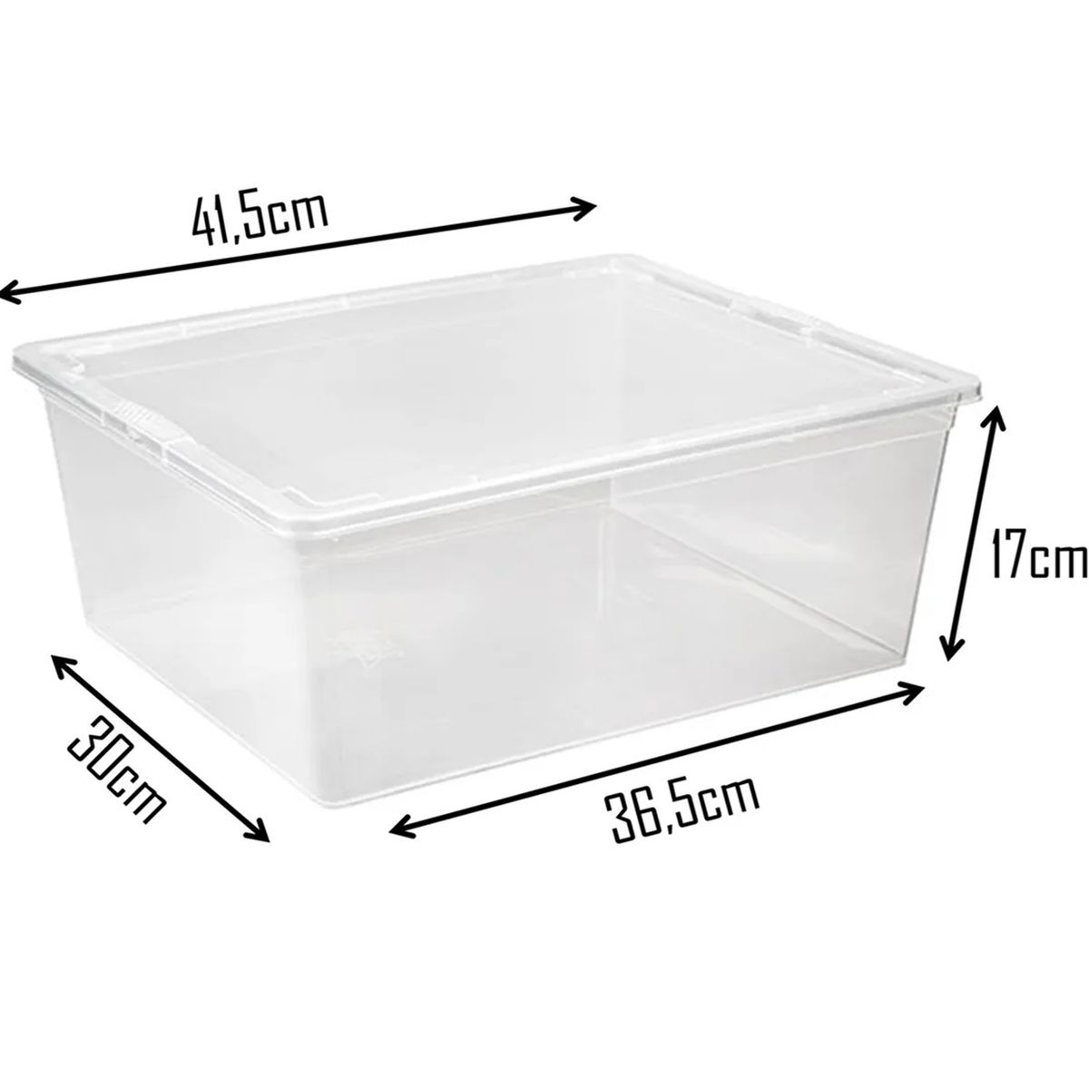 REYPLAST - X2 Caja Organizadora Apilable Reyplast Modubox 19 L Con Tapa