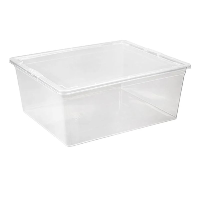 REYPLAST - X4 Caja Organizadora Apilable Reyplast Modubox 19 L Con Tapa