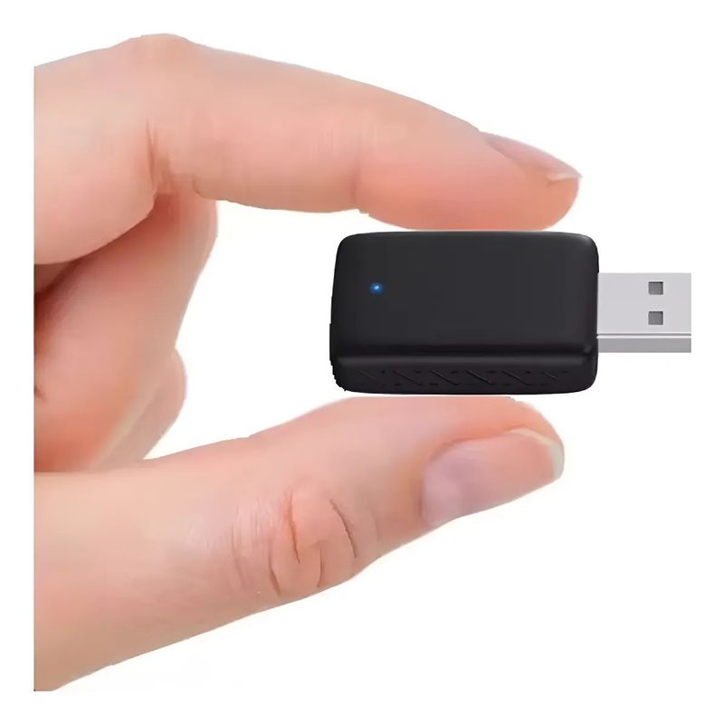 MUNDO MAGIA - Mini Adaptador Para Carplayandroid Auto Inalambrico Negro