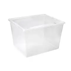 REYPLAST - X3 Caja Organizadora Apilable Modubox 30 L Con Tapa.