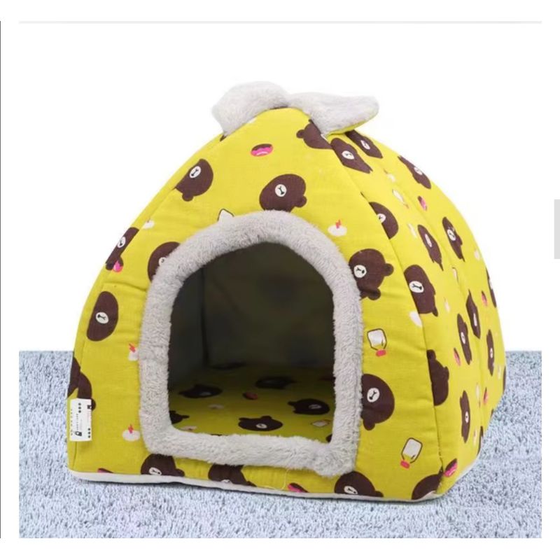 GENERICO - Cama Iglu Cueva para Mascota Talla M 50x36x36 cm