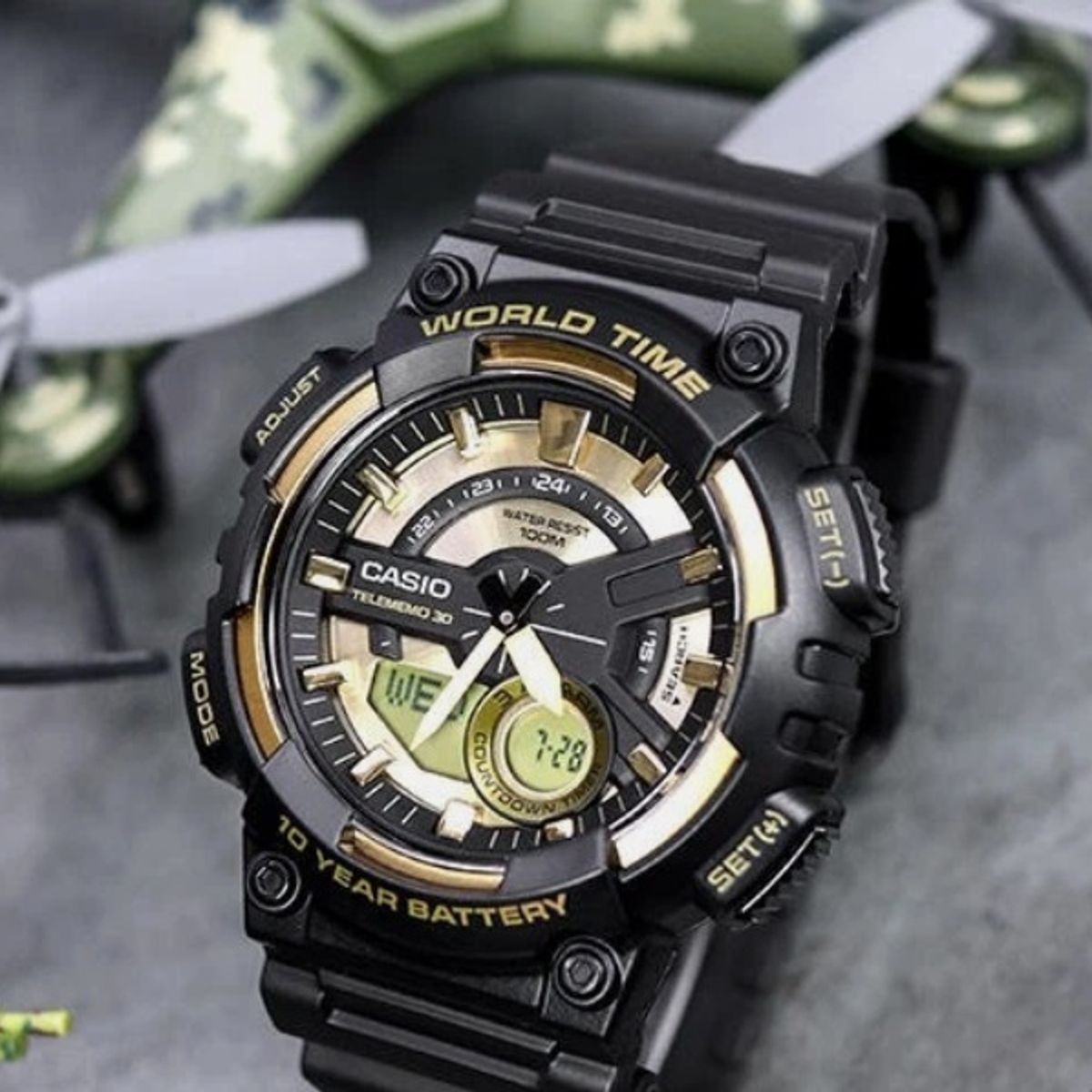 CASIO - Reloj Casio Digital Hombre AEQ-110BW-9A-