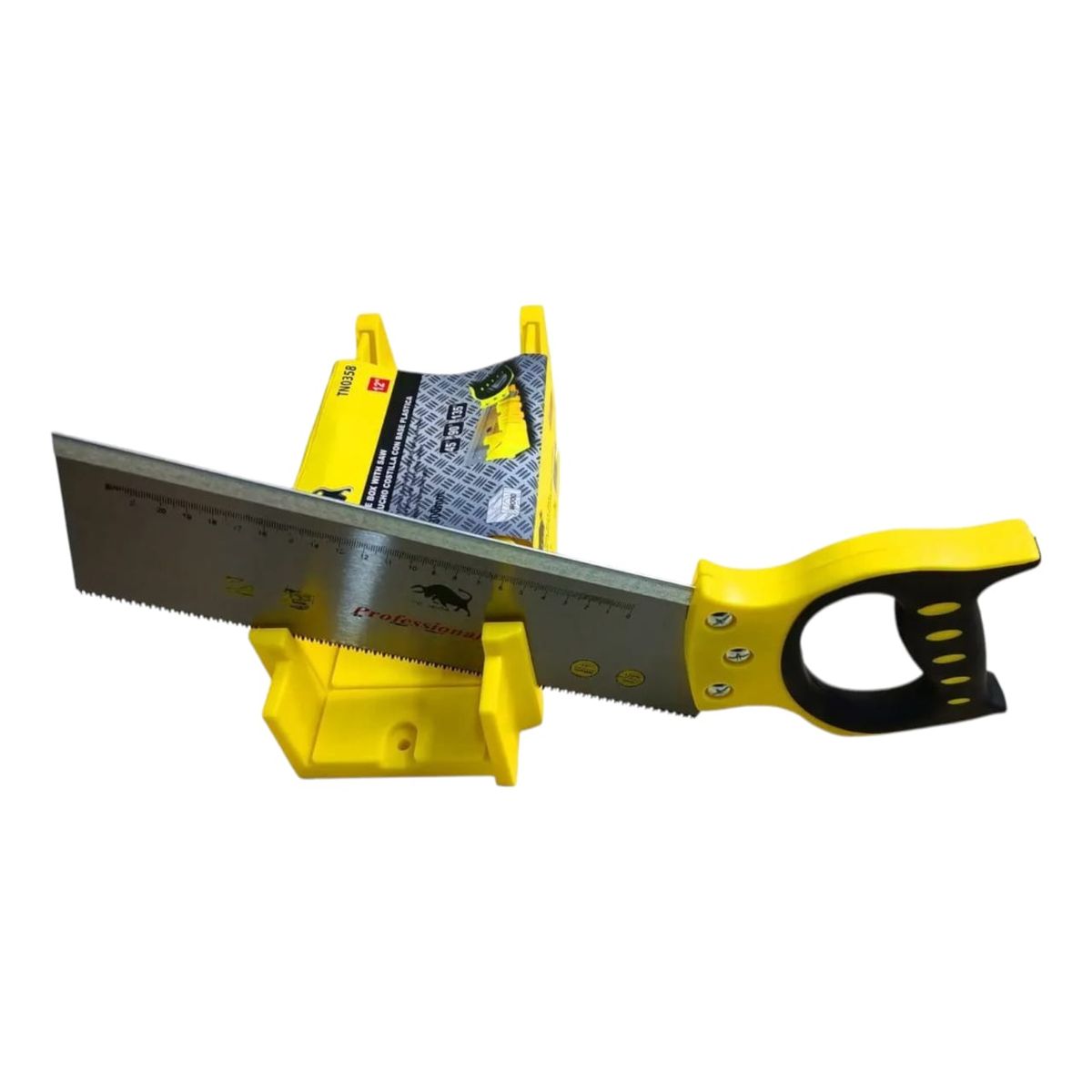 MAKAWA - Caja Inglete Con Serrucho 300mm Ingleteadora 12 Pulgadas TN