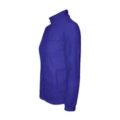 ANDESLAND OUTDOOR APPAREL - Chaqueta Polar Liso Chilla Azul Francia Mujer.-