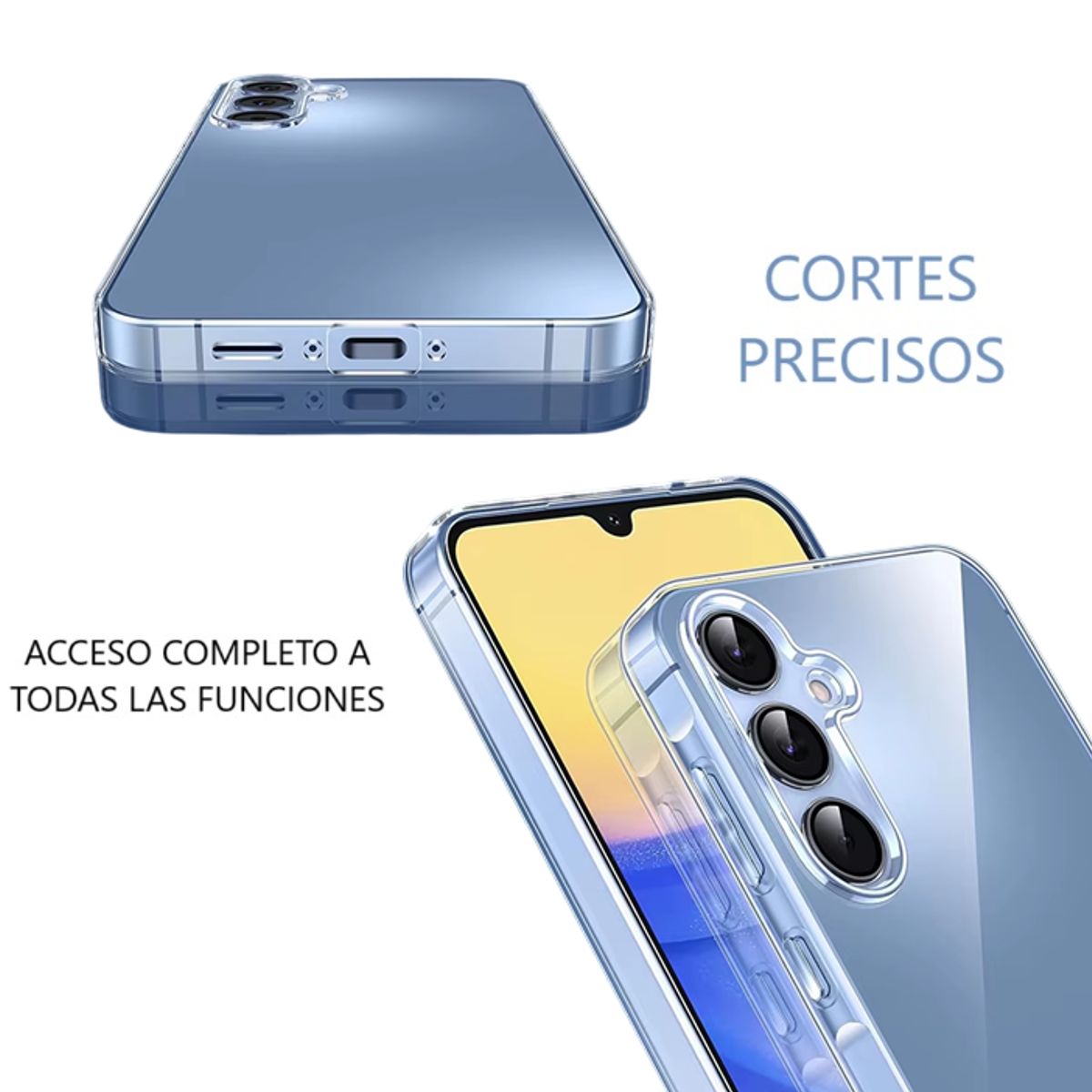 GENERICO - Carcasa Funda Transparente Compatible Con Samsung S25 Plus