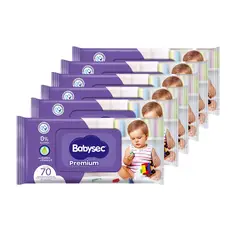 BABYSEC - X10 Toallitas Húmedas Premium Paquete 70 Toallitasc/u.-