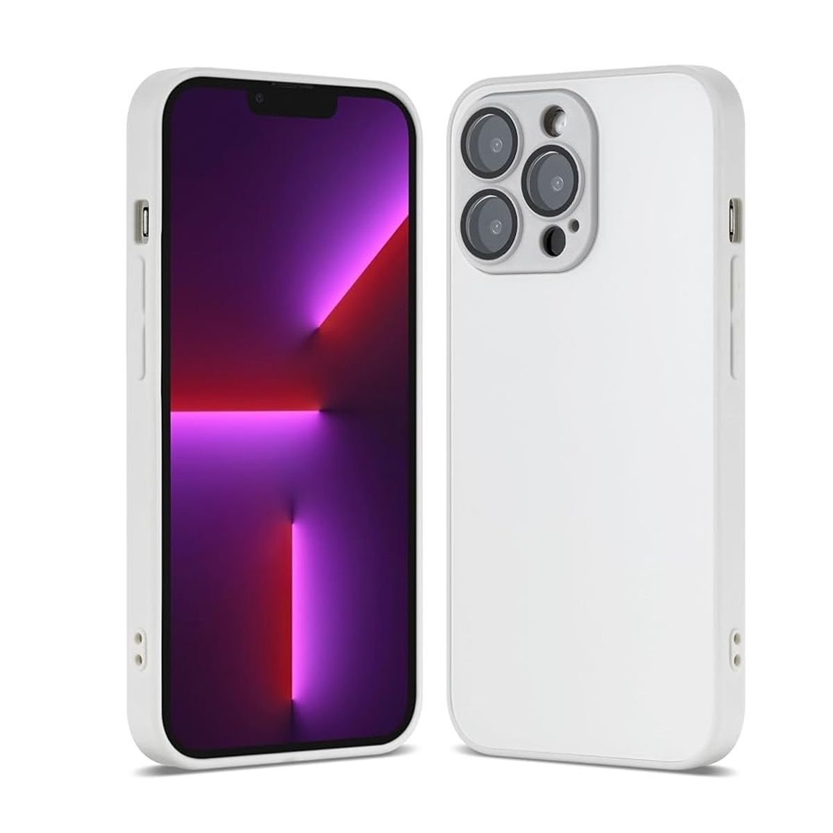 GENERICO - Carcasa Magsafe Con Logo Para iPhone 16 Pro / Blanco.