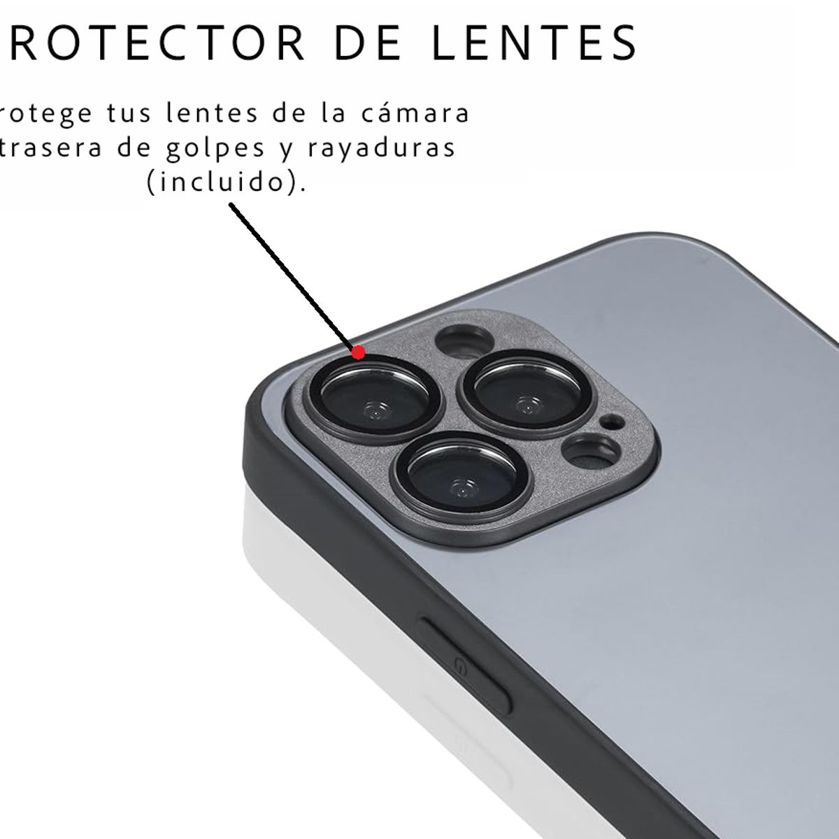 GENERICO - Carcasa Magsafe Con Logo Para iPhone 16 / Gris Oscuro