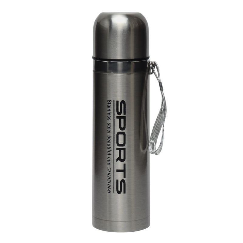 GENERICO - Termo Doble Capa Sport Acero Inoxidable Metalizado 500ml