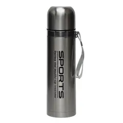 GENERICO - X2 Termo Doble Capa Sport Acero Inoxidable Metalizado 500ml