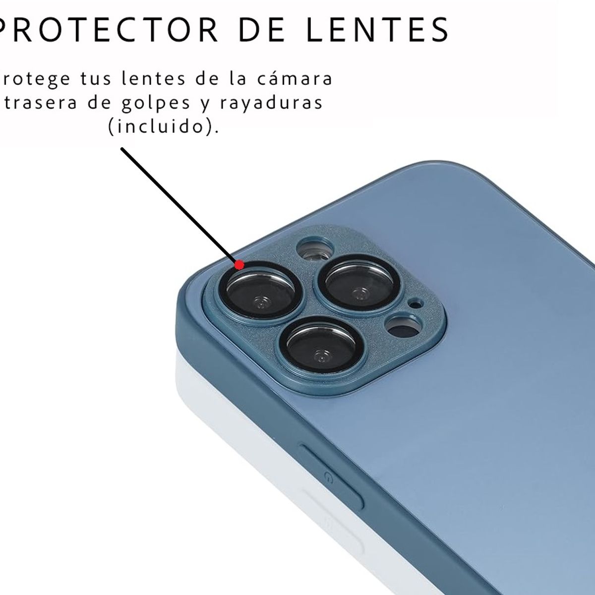 GENERICO - Carcasa Magsafe Con Logo Para iPhone 15 Pro Max / Azul