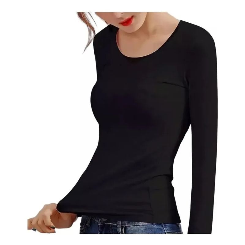 EVERSO - 6 Camisetas Bambú Mujer Sin Polar