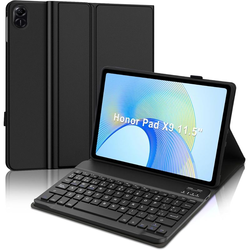 GENERICO - Funda Con Teclado Compatible Con Honor Pad X9 11.5 Negro