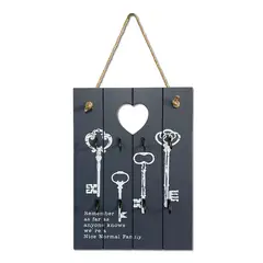 GENERICO - Porta Llave De Madera Colgador Para Llaves Decorativo