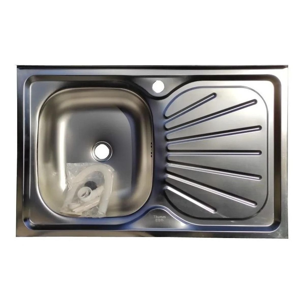 GENERICO - Lavaplatos Sobreponer 80x50 Inoxidable Derecho