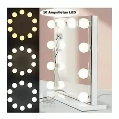 GENERICO - Kit Luces Led Para Espejo Hollywood Makeup Tiktok.-