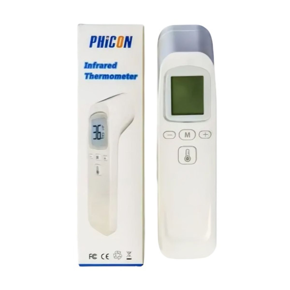 GENERICO - Termómetro Infrarrojo Frente Sin Contacto Digital PHICON
