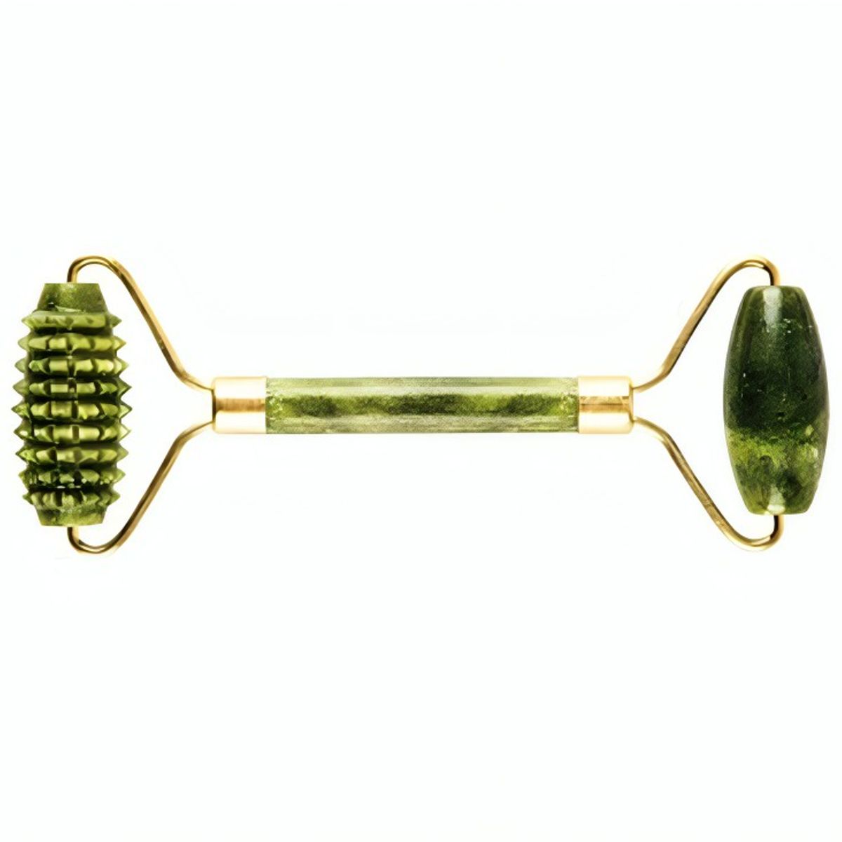 GENERICO - RODILLO MASAJEADOR FACIAL DE JADE O CUARZO.-