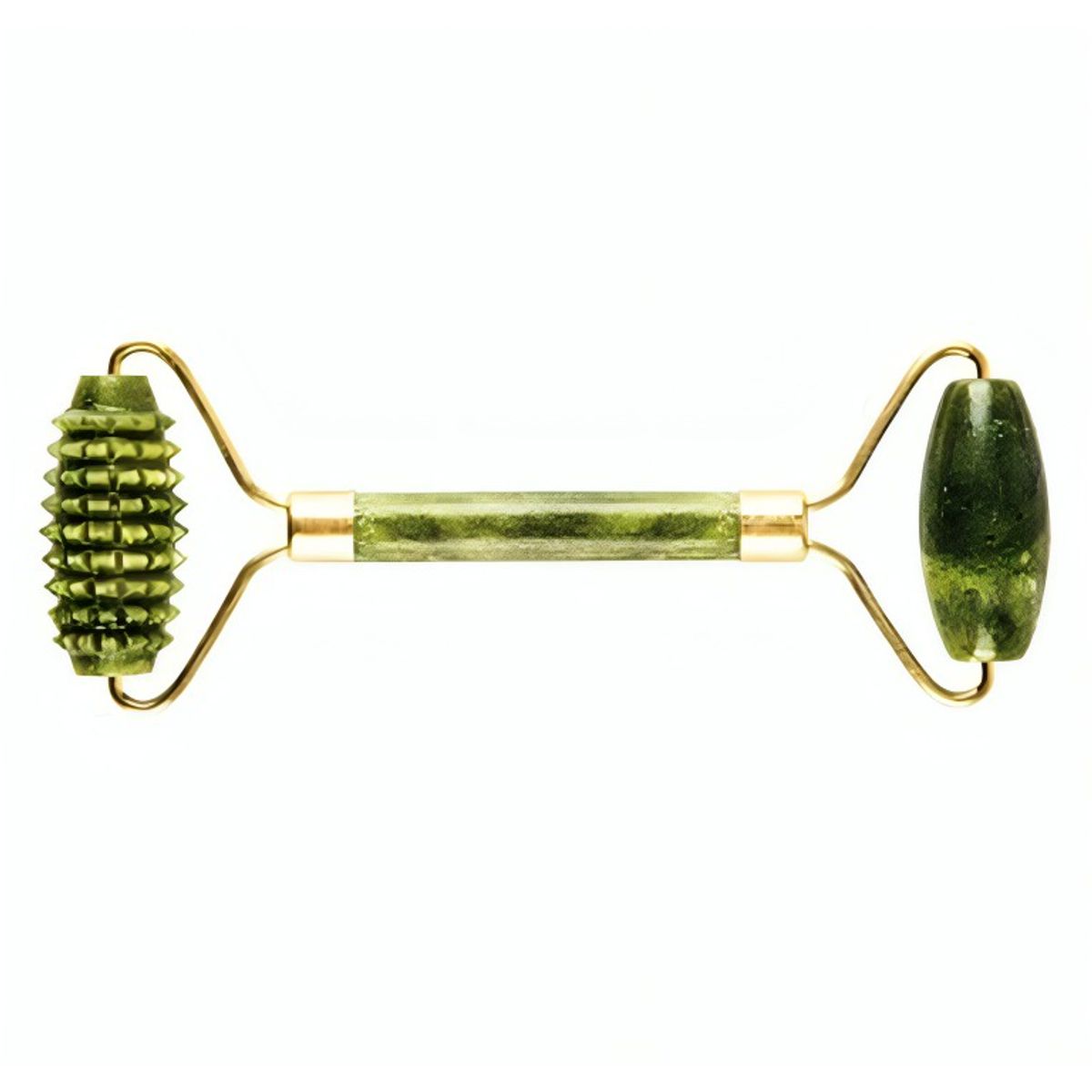 GENERICO - RODILLO MASAJEADOR FACIAL DE JADE O CUARZO.-