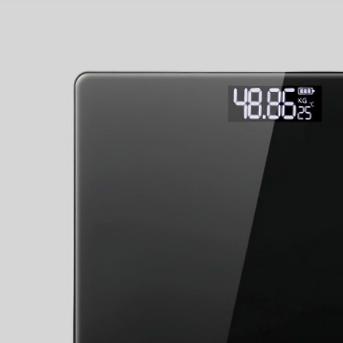 DBLUE - Pesa Balanza Personal Vidrio Templado 180Kg Negra Dblue