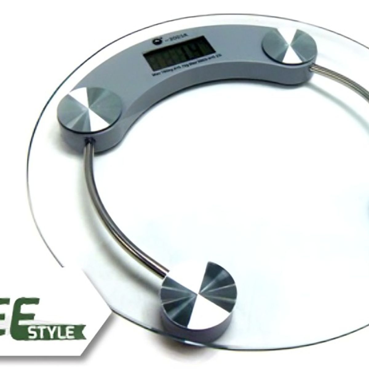 DBLUE - Pesa Balanza Digital de Baño 180kg Redonda Dblue