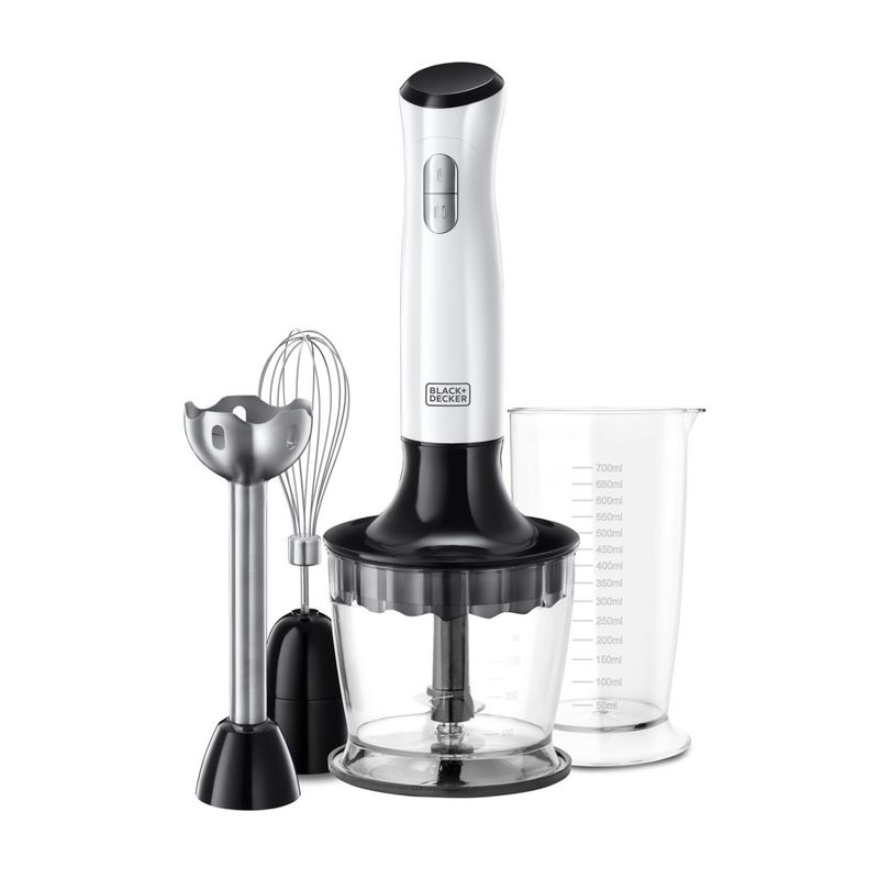 BLACK+DECKER - Batidora De Mano Mixer de Inmersión 3 en 1.