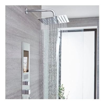 Imagen 2 del producto Plato Ducha Cuadrado Acero Inoxidable 25 Cm Sin Brazo