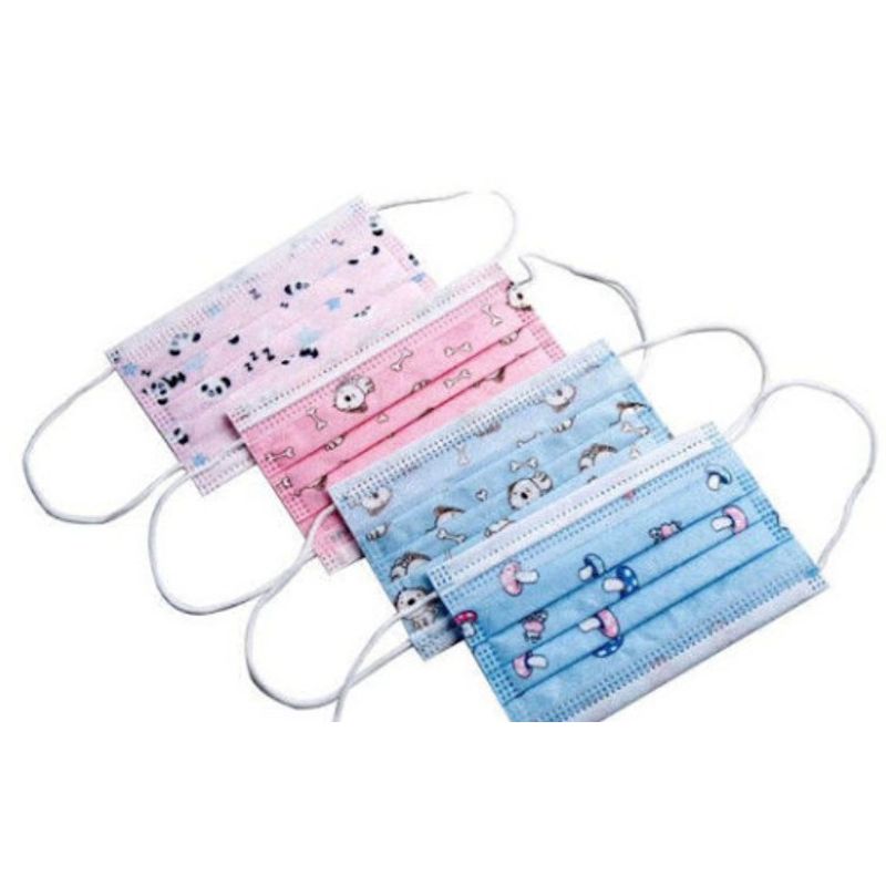 GENERICO - Pack 50 Mascarillas Para Niña Antiviral Desechable