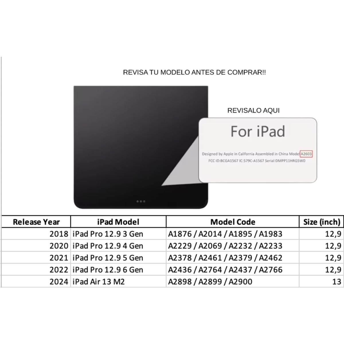 GENERICO - Funda De iPad Con Porta Lápiz Para iPad Pro 12.9 - Air13 M2-Vino Tinto