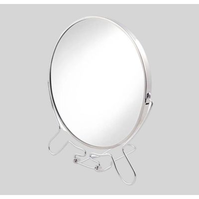 Imagen 2 del producto Espejo Redondo Metálico Con Base 8 Pulgadas