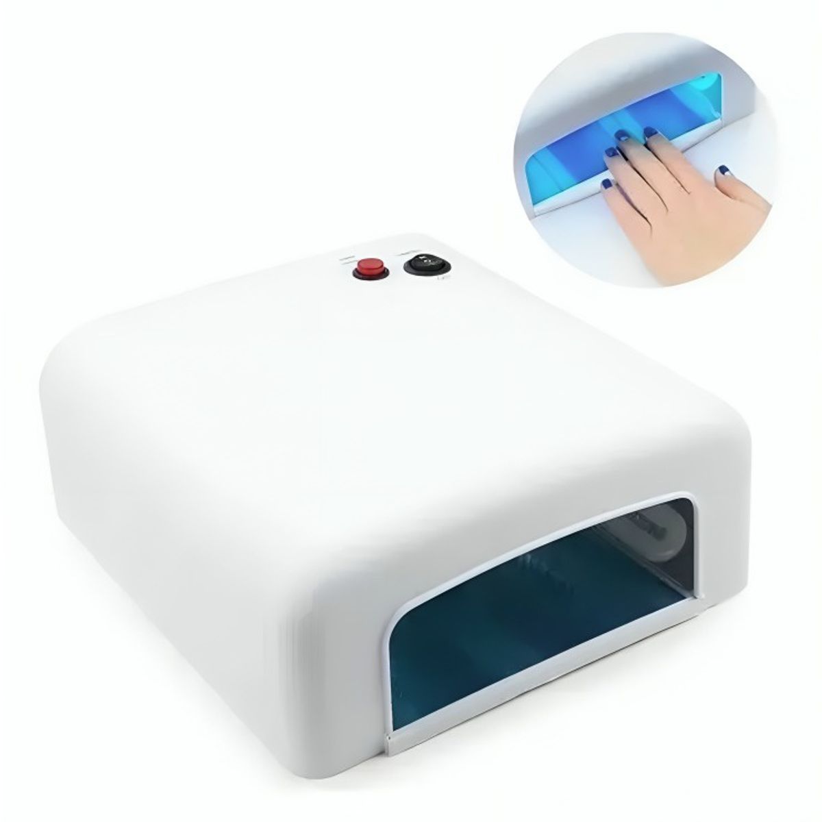 GENERICO - Lampara Uv Secador de Uñas Gel Esmalte Permanente