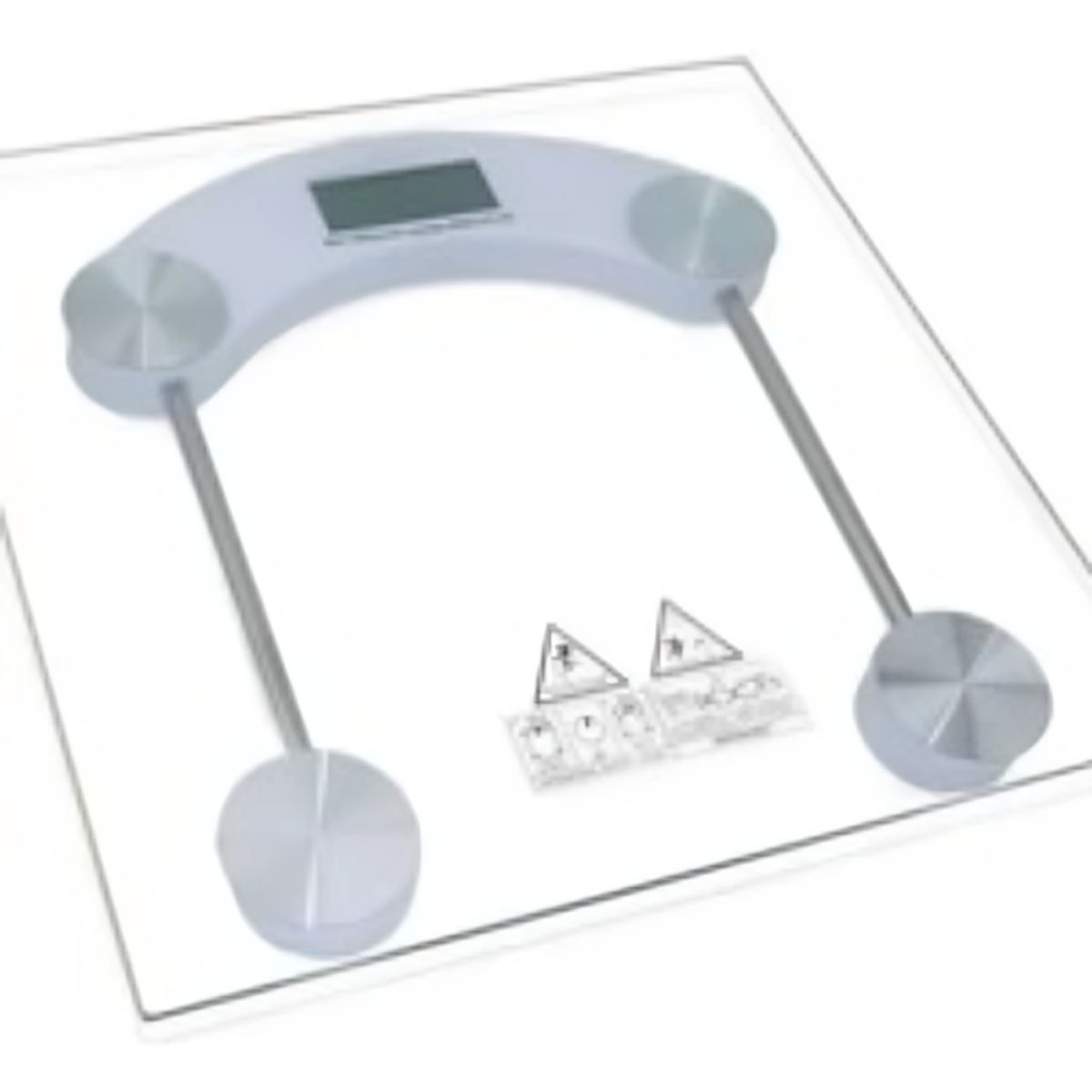 GENERICO - Pesa Corporal Cuadrada Digital De Vidrio 180kg.-