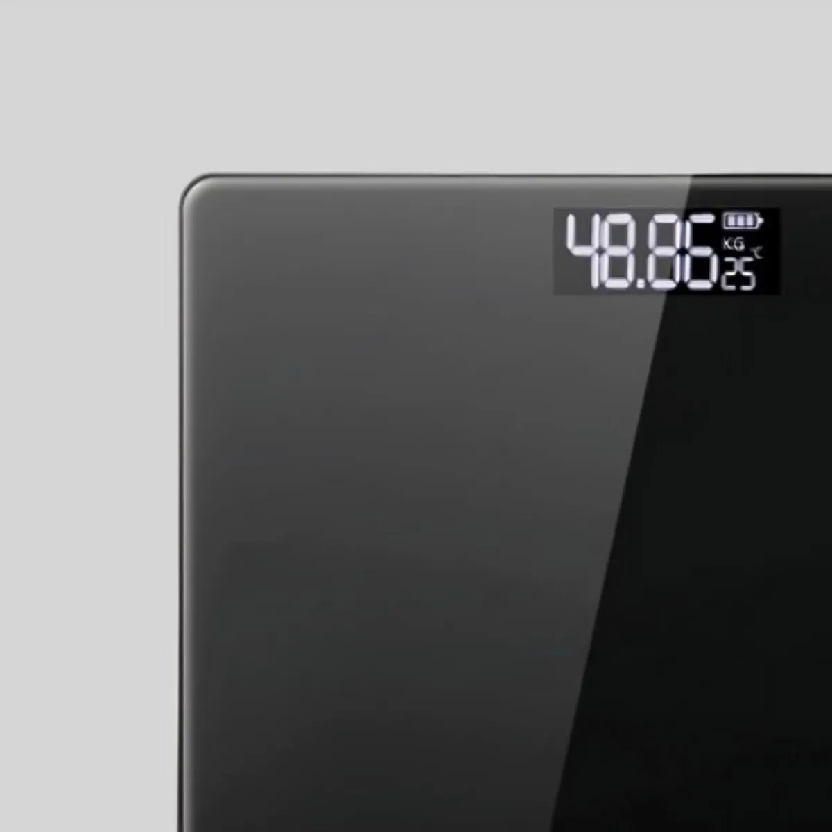 DBLUE - Pesa Balanza Personal Vidrio Templado 180Kg Negra Dblue