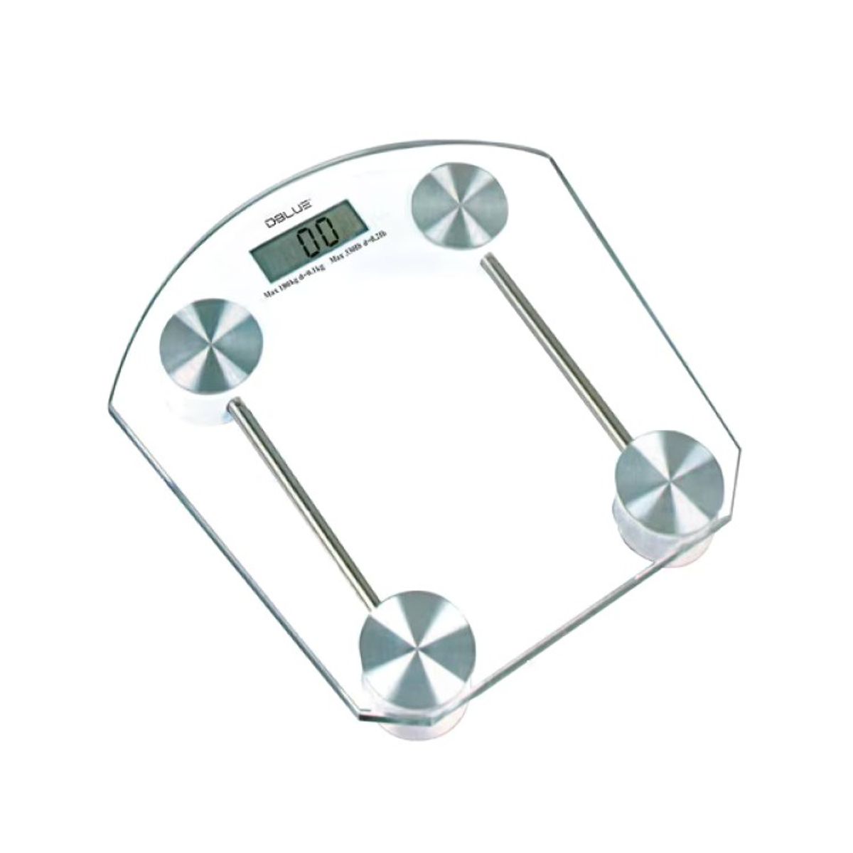 DBLUE - Pesa Balanza Digital de Baño 180kg Redonda Dblue