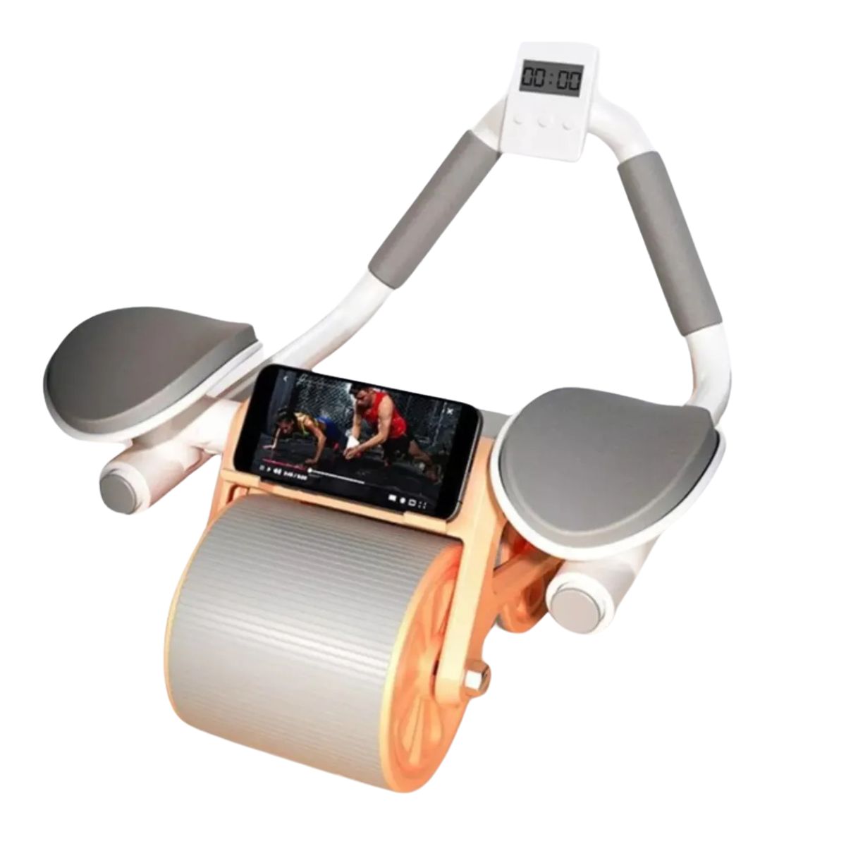 MOVI - Rueda Abdominal con Soporte para Teléfono y Pantalla