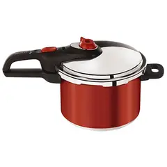 TEFAL - Olla a Presion Secure 5 Marca Francesa Color Rojo