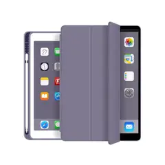 GENERICO - Fundas De iPad Con Porta Lápiz Para iPad Pro 11 M4 / M5 - Lila
