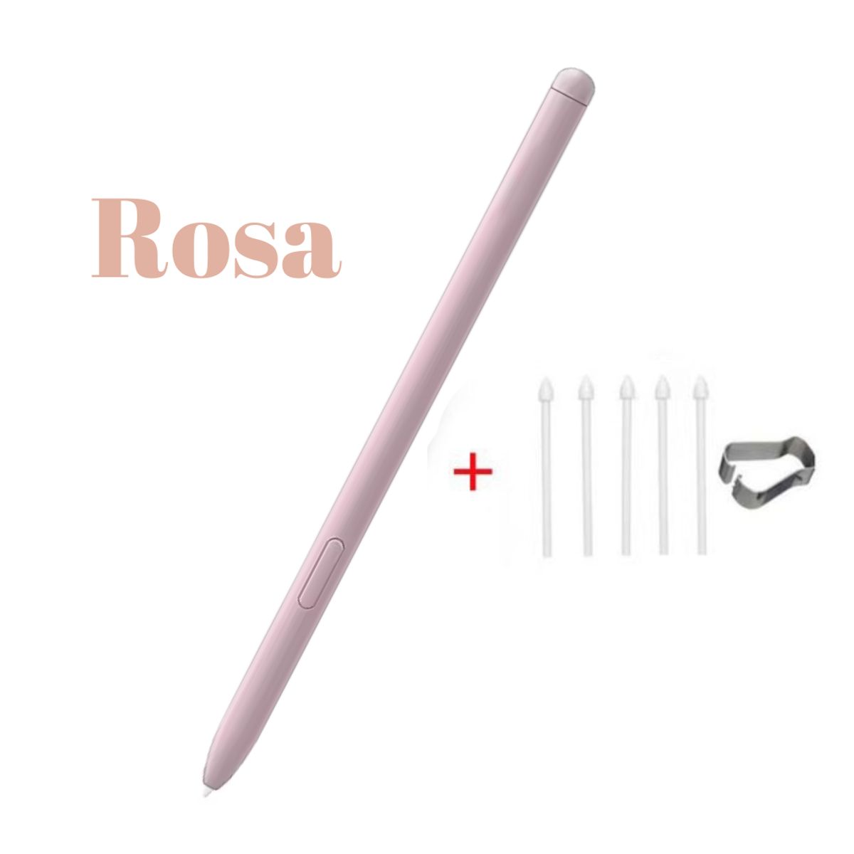 GENERICO - Lápiz Stylus Pen Premium Para Samsung Galaxy Tab Y Celular -Rosa-